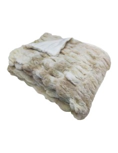 MANTEROL PLAID 120 X 160 CM IN PILE - RABBIT