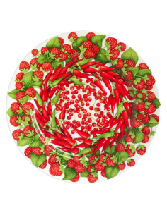 TAITÙ SET 2 PIATTI PORTATA Ø 31 CM - PEPERONI