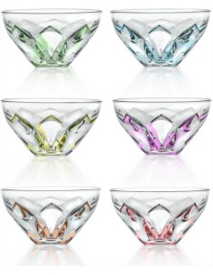 RCR SET 6 COPPETTE GELATO 13 CM - NINPHEA