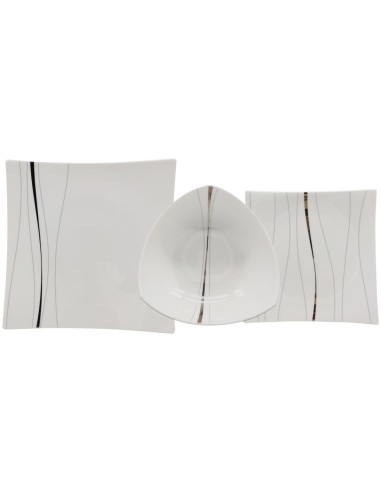 LIVELLARA SERVIZIO DI PIATTI 52 PEZZI - ODETT...