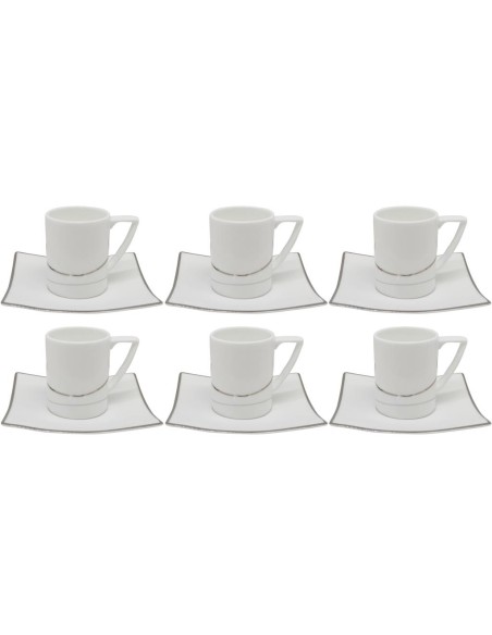 LIVELLARA SERVIZIO DI PIATTI 52 PEZZI - ODETT PLATINUM