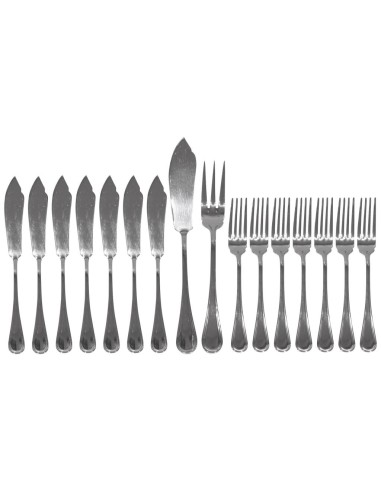 MORINOX SET 14 PZ POSATE PESCE - BAVARIA