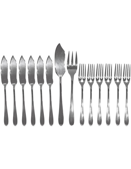 MORINOX SET 14 PZ POSATE PESCE - NEWPORT