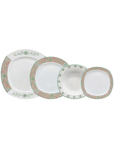 ANCAP SERVIZIO DI PIATTI 13 PEZZI  QUADRATI...