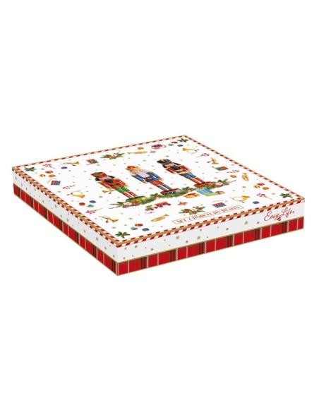 EASY LIFE SET 2 PIATTI DESSERT Ø 20 CM - VINTAGE NUTCRACKERS