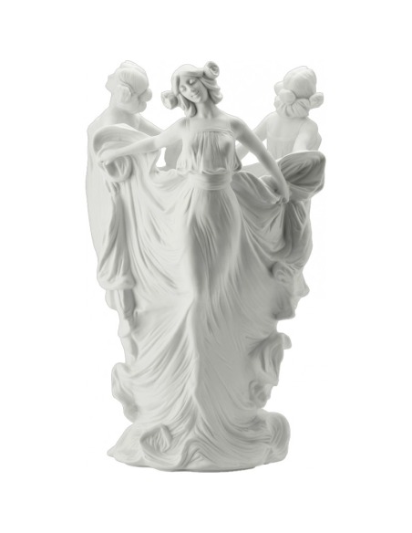 RICHARD GINORI FIORIERA H.39 CM IN PORCELLANA - TRE GRAZIE