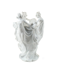 RICHARD GINORI FIORIERA H.39 CM IN PORCELLANA - TRE GRAZIE 2