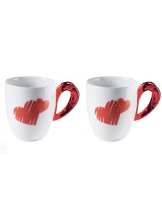 GUZZINI SET 2 TAZZE MUG 250 ML - LOVE 2