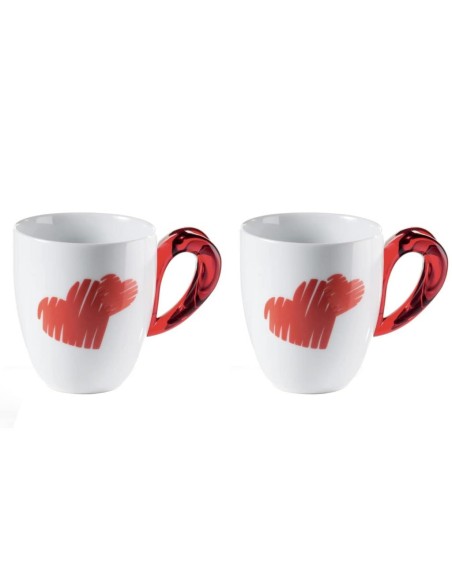 GUZZINI SET 2 TAZZE MUG 250 ML - LOVE