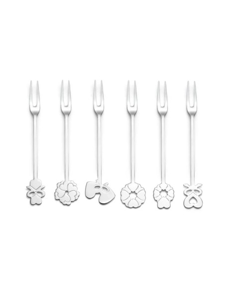 GUZZINI SET 6 FORCHETTINE DOLCE - LOVE
