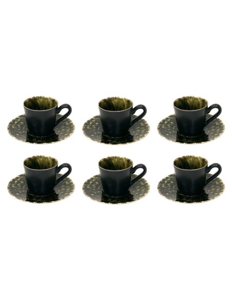 COSTA NOVA SET 6 TAZZE DA CAFFÈ CON PIATTINO - RIVIERA