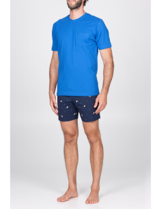 JULIPET PIGIAMA UOMO GIROCOLLO MANICA CORTA E PANTALONE... 2