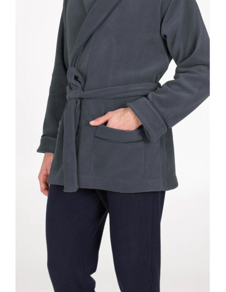 JULIPET GIACCA DA CAMERA UOMO SCIALLATA IN PILE - LUXOR