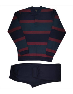 JULIPET PIGIAMA UOMO SERAFINO MANICA LUNGA E PANTALONE LUNGO