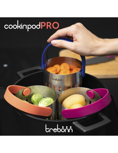 TREBONN CESTELLO PER COTTURE IN ACCIAIO - COOKIN' POD PRO