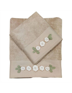 NUVOLE DI STOFFA SET 2 ASCIUGAMANI IN SPUGNA DI COTONE -...