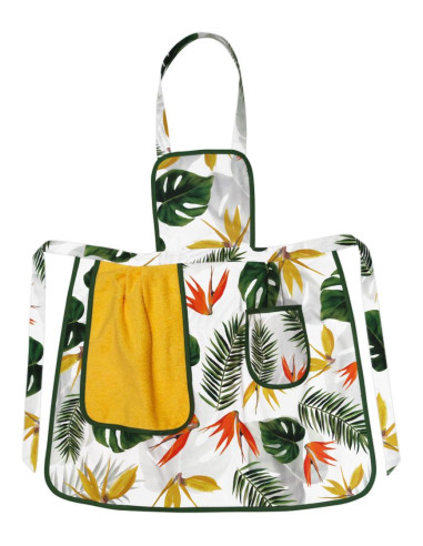 ANNAMARIA GREMBIULE CON PETTORINA E ASCIUGOTTO...