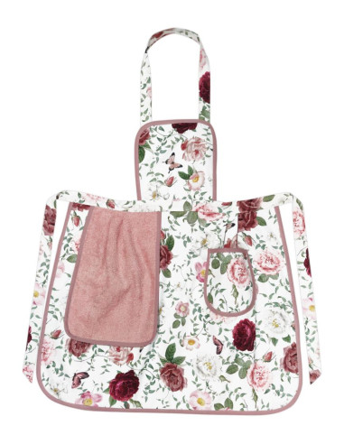 ANNAMARIA GREMBIULE CON PETTORINA E ASCIUGOTTO...