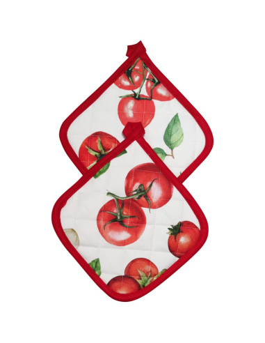 ANNAMARIA SET 2 PRESINE 17,5 X 17,5 CM - POMODORI