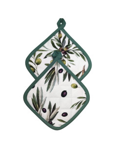 ANNAMARIA SET 2 PRESINE 17,5 X 17,5 CM - OLIVE