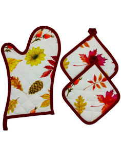 ANNAMARIA SET GUANTO E PRESINE IN COTONE