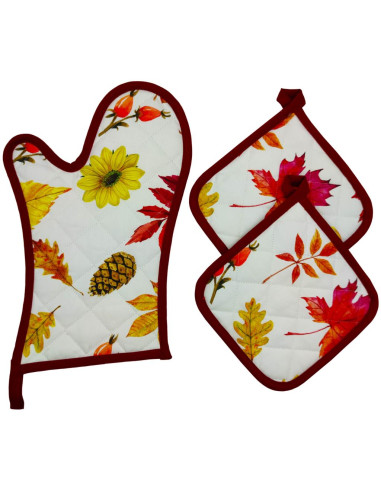 ANNAMARIA SET GUANTO E PRESINE IN COTONE