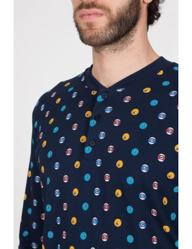 JULIPET PIGIAMA UOMO SERAFINO MANICA LUNGA E...