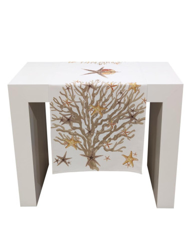 ANNAMARIA RUNNER 50 X 150 CM IN COTONE - STELLE...