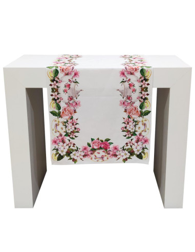 ANNAMARIA RUNNER 50 X 150 CM IN COTONE - TEA TIME