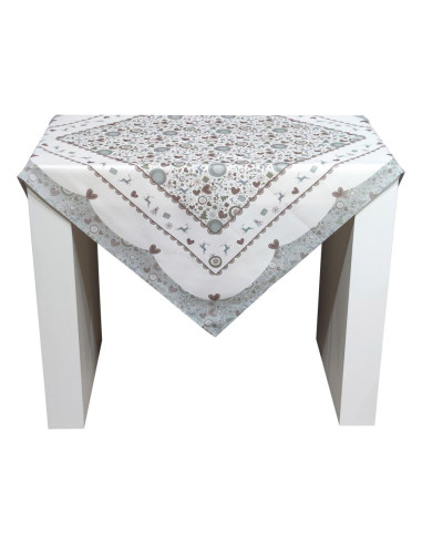 ANNAMRAIA COPRITAVOLA NATALIZIA 100 X 100 CM