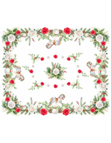 ANNAMARIA TOVAGLIA RETTANGOLARE STAMPATA -...