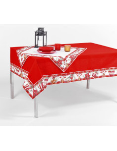 ANNAMARIA TOVAGLIA RETTANGOLARE STAMPATA - NATALE SCOZZESE