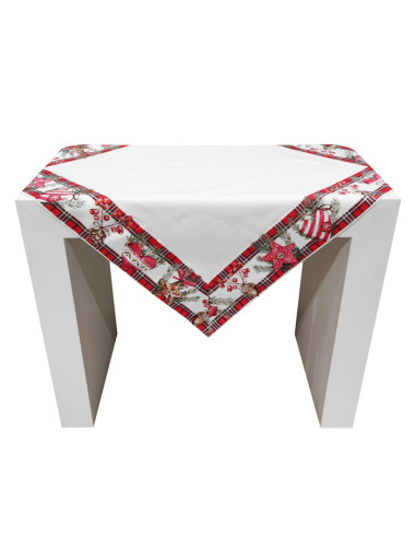 ANNAMRAIA COPRITAVOLA 90 X 90 CM - NATALE SCOZZESE