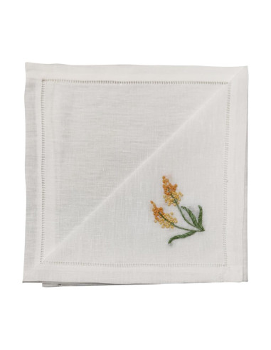 BELLLAVIA RUNNER RICAMATO 47 X 150 CM IN PURO...