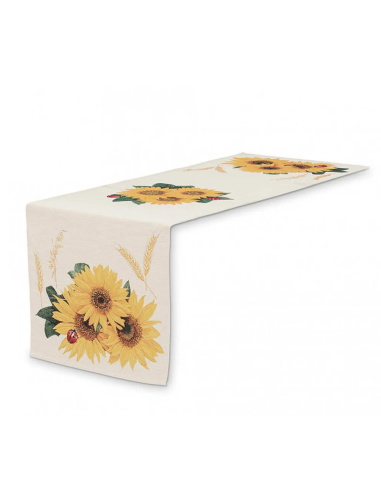 EMILY RUNNER 45 X 140 CM IN GOBELIN - SUNFLOWERS