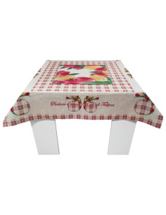 EMILY COPRITAVOLO 4 POSTI IN GOBELIN - TULIPANI