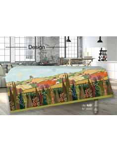 TAG HOUSE TOVAGLIA IN CONTONE STAMPATO - NAIF