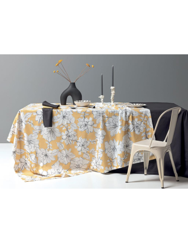 TAG HOUSE TOVAGLIA IN CONTONE STAMPATO - FLORINDA