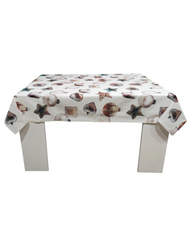 TAG HOUSE TOVAGLIA NATALIZIA IN COTONE STAMPATO...