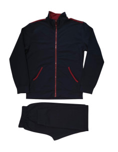 JULIPET PIGIAMA UOMO TUTA CON ZIP MANICA LUNGA E... 2