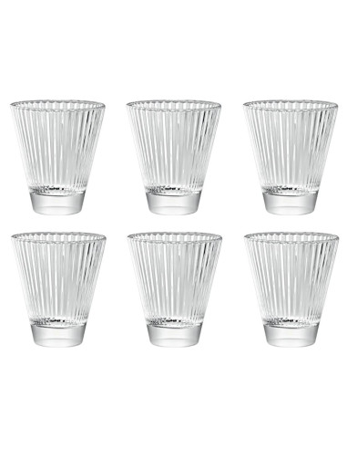 VIDIVI SET 6 BICCHIERI VINO 25 CL - DIVA OVALE 