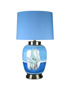 BACI MILANO LAMPADA CON PARALUME H60 CM - COASTAL