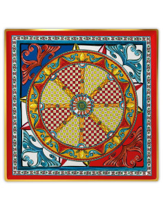 BACI MILANO VASSOIO GOURMET QUADRATO 17 X 17 CM - SOLE MIO