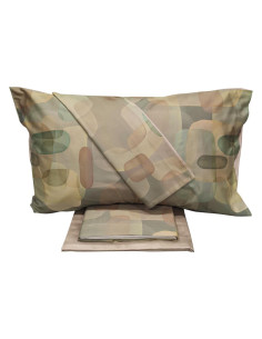 REEVÈR COMPLETO LENZUOLA COPRILETTO MATRIMONIALE IN RASO...