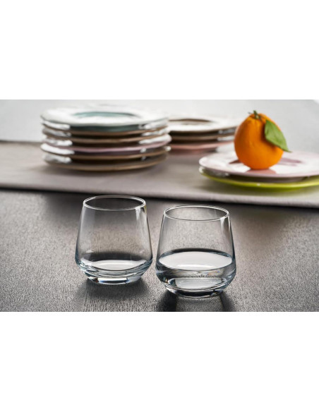 Q.b. SET 6 BICCHIERI ACQUA 34 CL - NEW YORK