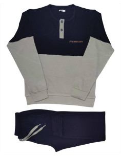 FERRUCCI PIGIAMA UOMO SERAFINO MANICA LUNGA E PANTALONE -...
