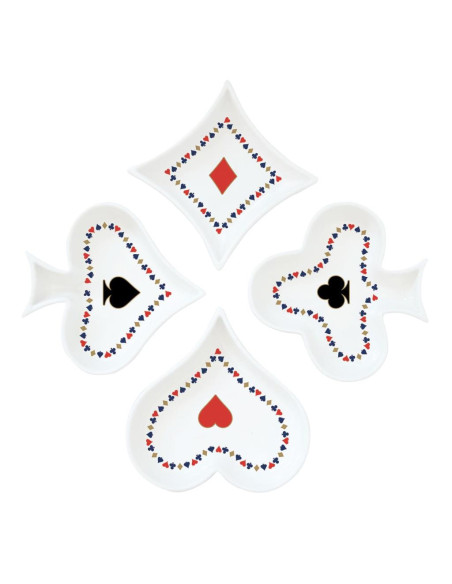 EASY LIFE SET 4 CIOTOLE Ø10,5 CM - CASINO' ROYALE