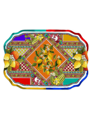 BACI MILANO VASSOIO RETTANGOLARE - ORTIGIA