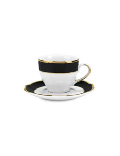 FADE SET 6 TAZZE CAFFÈ CON PIATTINO 90 ML - VIVIENNE 2