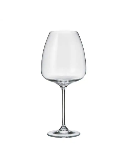 CRYSTAL BOHEMIA SET 6 CALICI VINO ROSSO 77 CL - ANSER By FADE